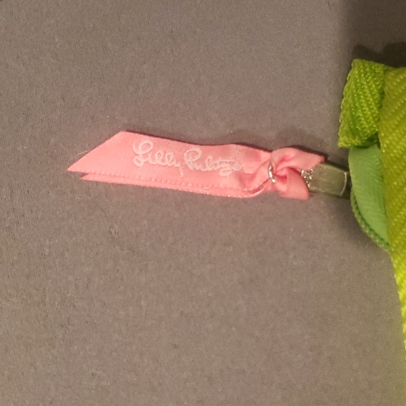 Lilly Pulitzer Petula limeade print laptop bag - Picture 2 of 5